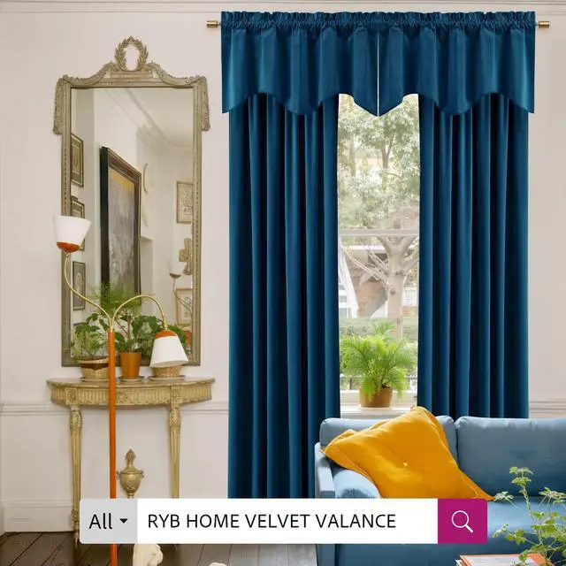Alt view image 5 of 7 - Blue Velvet Curtains 84 inches - Blackout Curtains for Living Room, Thermal Insulated Noise Reducing Panels Soft Luxury Window Decor for Kids Bedroom, Navy Blue, W52 x L84 inches, 2 Panels