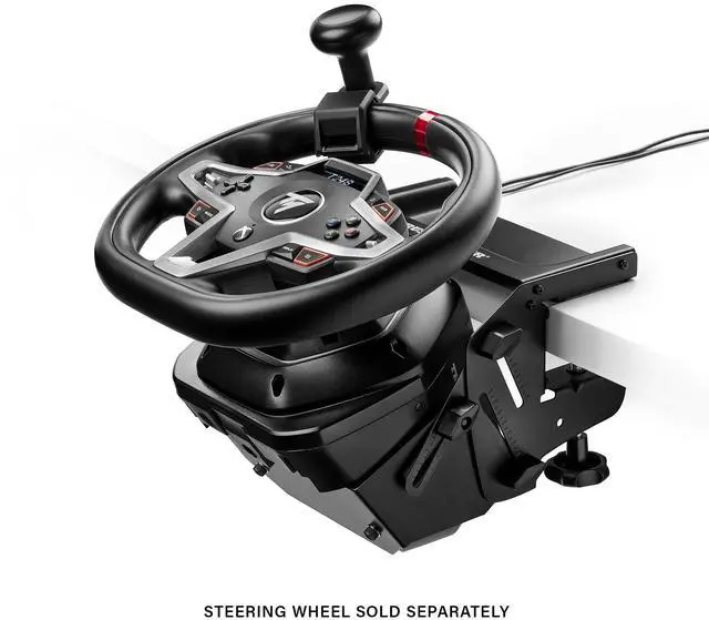 Main image of SimTask Steering Kit, Adjustable Clamp and Spinner Knob, for Truck and Farm Simulation Gaming (Compatible with PS, XBOX, PC)