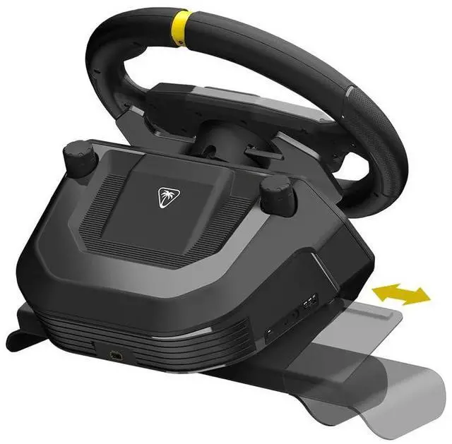 Alt view image 4 of 7 - Racer Wireless Racing Wheel System Officially Licensed for Xbox Series X|S & Xbox One and Windows PCs Complete Design, Reliable Wireless Connection, up to 30Hr Battery Black