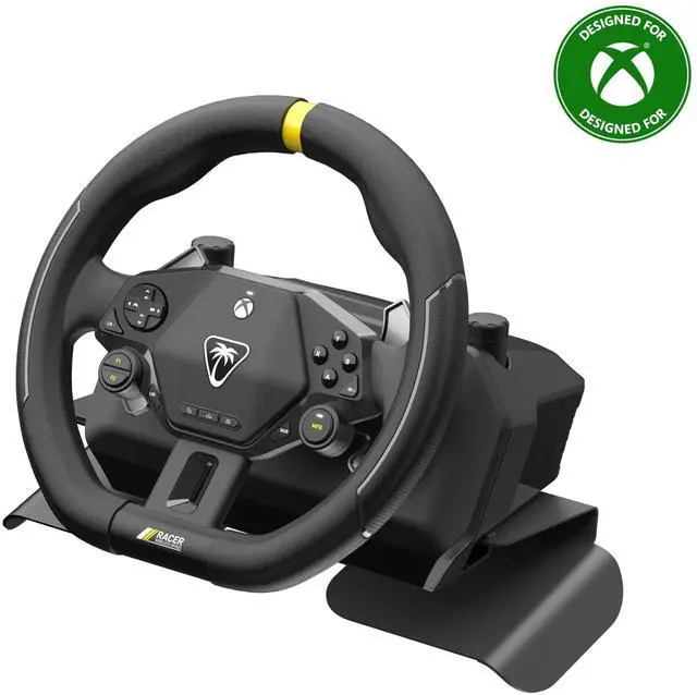Main image of Racer Wireless Racing Wheel System Officially Licensed for Xbox Series X|S & Xbox One and Windows PCs Complete Design, Reliable Wireless Connection, up to 30Hr Battery Black