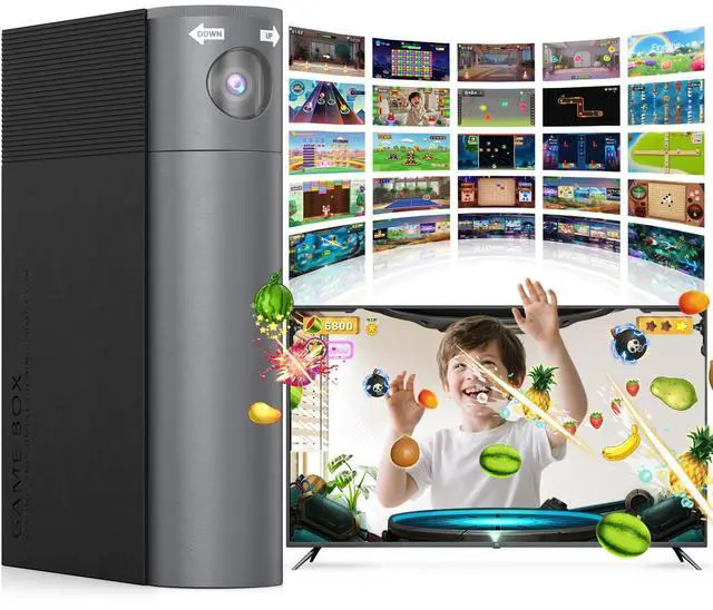 Main image of AR Motion Gaming Console for Kids & Families - Plug & Play Video Game System for Indoor Physical Activity & Interactive Family Fun,Great for Gaming Nights, Parties and Playdates.