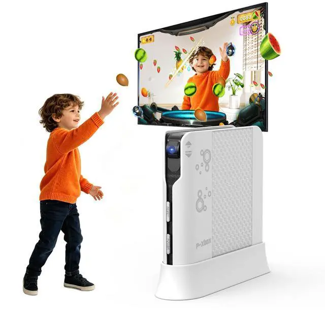Main image of Kids Video Game Consoles for TV - Plug and Play Motion Sensor Games with Active Play System for Indoor Physical Activity, Interactive Fun for Boys Girls, Family Game Night & Birthday Gifts