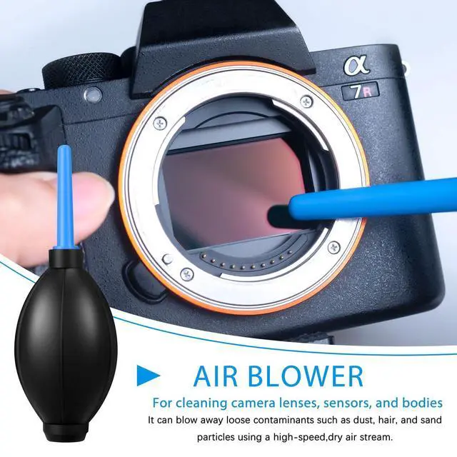 Alt view image 3 of 6 - Camera Cleaning kit - Professional Camera Lens Cleaning Kit,Complete DSLR & Mirrorless Camera Sensor Cleaning Set Kit with Lens Pen, Blower, Brush, and Solution for Photography Essentials