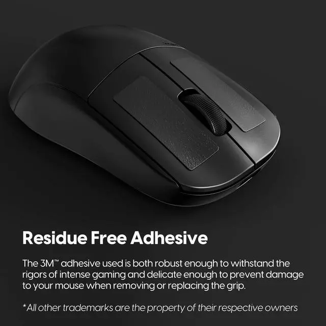 Alt view image 4 of 7 - Pulsar Gaming Gears SUPERGRIP Pre-Cut 1 Universal Griptape Pre-Laminated Sweat Absorbing High Performance Universal Anti Slip Mouse Grip Tape Ultra-Thin 0.5mm (0.02in)