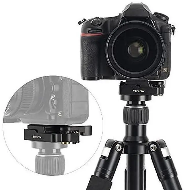 Alt view image 7 of 7 - 323 RC2 Quick Release Plate Adapter, Rapid Connect Adapter with Quick Release Plate Compatible for Manfrotto Monopod, Manfrotto Tripod Ball Head and Tripod