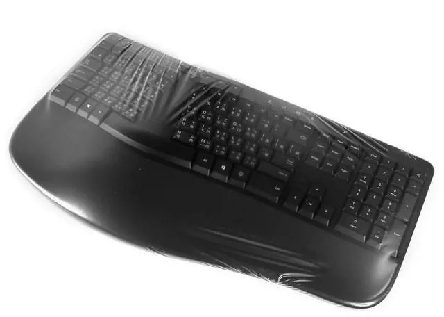 Main image of Universal KeyboardCap. Fully Covered Flat Style 0.025mm Waterproof Anti-Dust Desktop Keyboard Cover with Numeric Hospital/Dentist Use (Large Size)