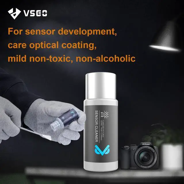 Alt view image 5 of 7 - Full Frame Sensor Cleaning Kit, 12pcs Sensor Swabs & 10ml Sensor Cleaner for Nikon Sony Canon DSLR Camera Clean (VS-S03-12)