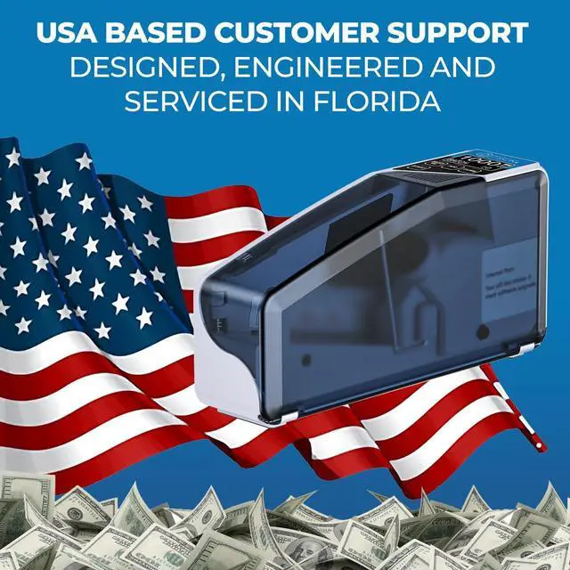 Alt view image 7 of 7 - DT5S Portable Money Counter Machine with Counterfeit Detection UV/WM - Handy Currency Counting Quantity of Bills only, for Small Cash Counting Machine