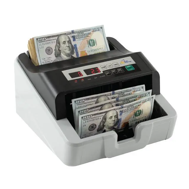 Alt view image 4 of 5 - USD High Speed Bill Counter with UV/MG Counterfeit Detection, High Volume Money Counter, Add and Batch Mode (RBC-100N)