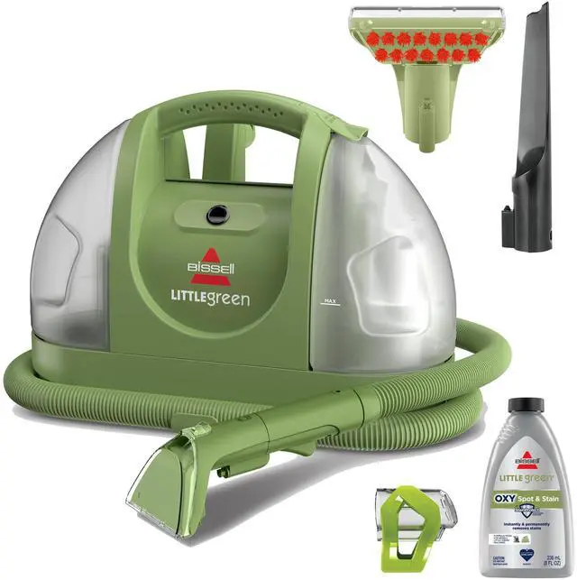 Main image of Little Green Multi-Purpose Portable Carpet and Upholstery Cleaner, Car and Auto Detailer, with Exclusive Specialty Tools, Green, 1400B
