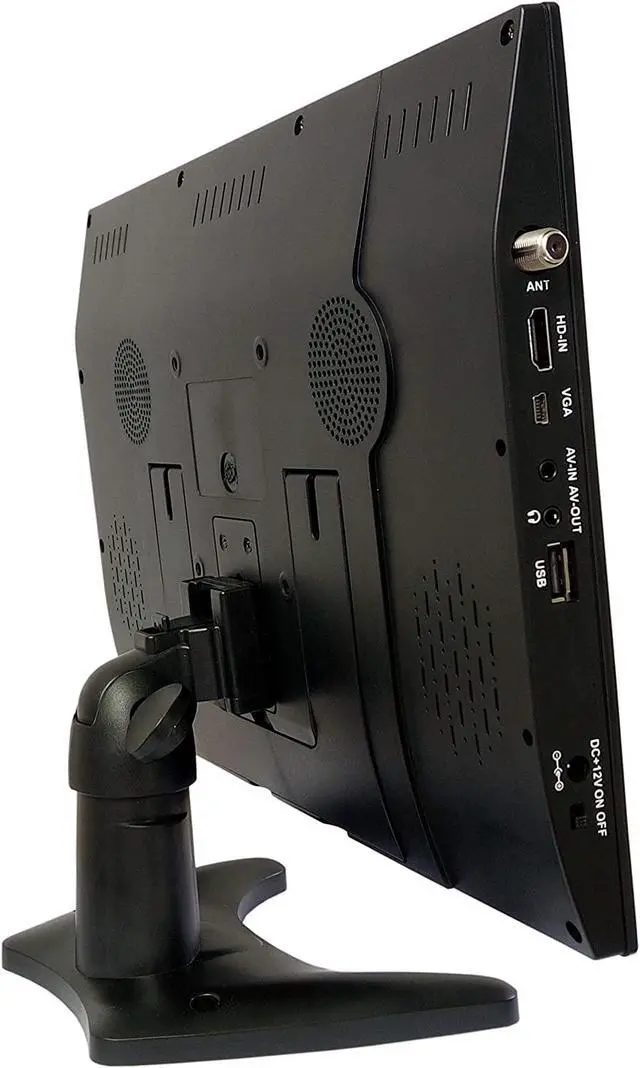 Alt view image 4 of 6 - 14 Portable TV LCD Monitor 1080P Rechargeable Lithium Battery Operated, 2 Antenna, HDMI, USB, RCA, FM Radio, Digital Tuner, AV Inputs, AC/DC, TV Stand and Remote Control for Car Travel