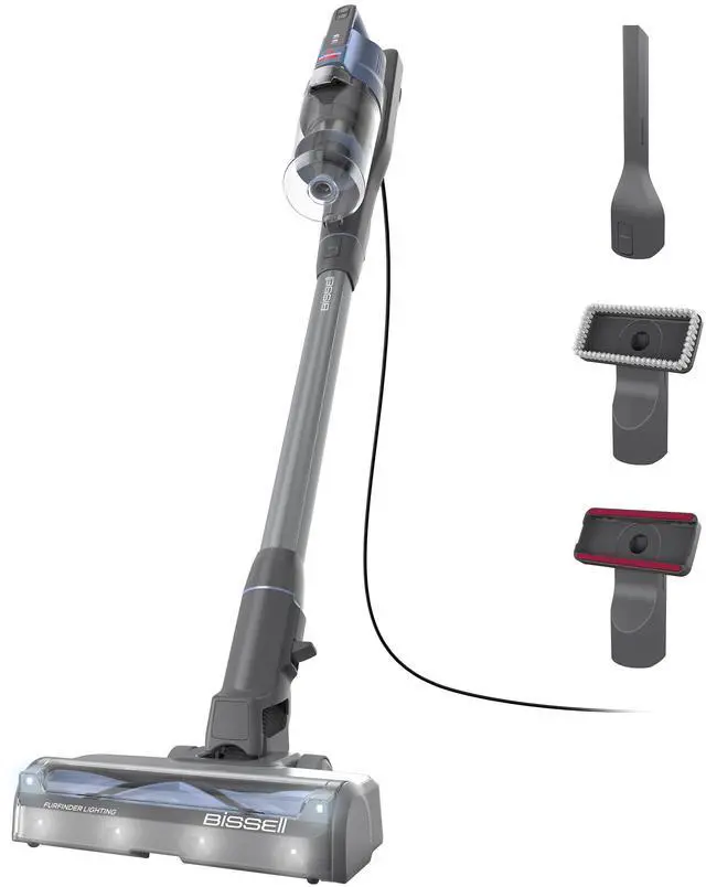Main image of PowerClean FurFinder Corded Stick Vacuum, Tangle-Free Brush Roll, 30-Foot Power Cord, Self-Standing, HEPA Filtration, Bright Headlights, 4282K