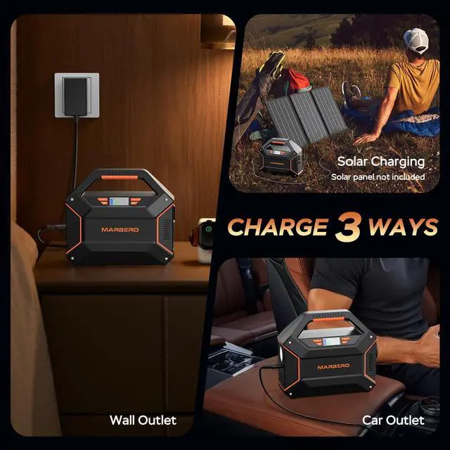 Alt view image 7 of 7 - Portable Power Station 155Wh Portable Charger 100W Power Station with 6 Outputs 2x 110V AC Outlet LED Flashlight for Home Blackout, Camping, RV Travel, Ultra-Light & Silent Fan UL Certified