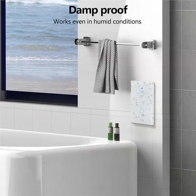 Alt view image 6 of 7 - 2.4GHz WiFi Smart Wall Touch Light Switch (Glass Panel, Alexa Multi-Control Compatible, Compatible with Multiple Platforms) (Wall Switch 2 Gang)