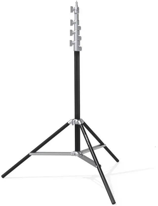 Main image of 10ft Light Stand with Air Cushion, Adjustable Heavy Duty Aluminum Photography Light Support with 1/4" & 3/8" Mount, Studio Lighting Tripod for Softbox, Video & Photography, Silver (LT30-RS)