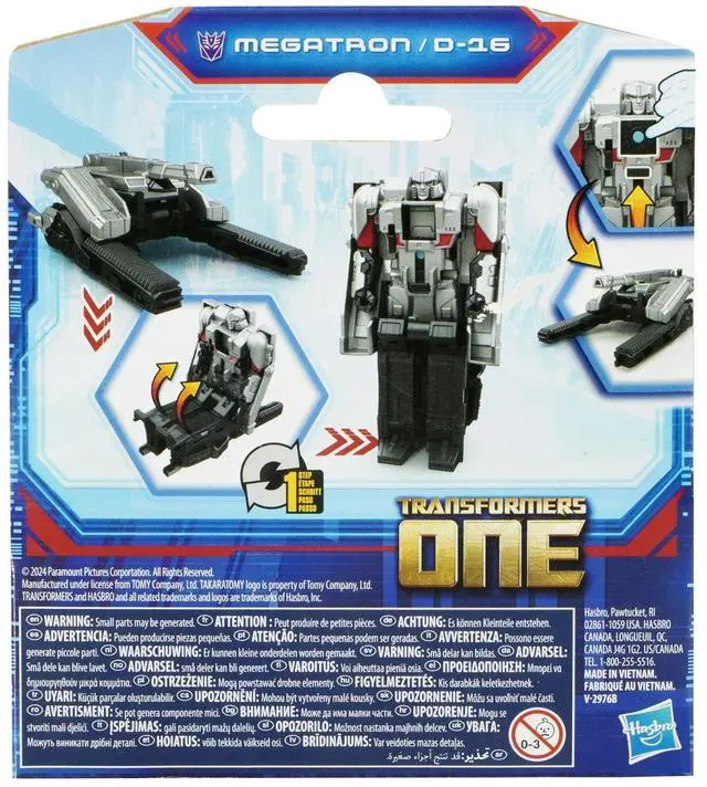Alt view image 4 of 4 - Transformers: One Cog Changer Megatron (D-16) 4"" Action Figures