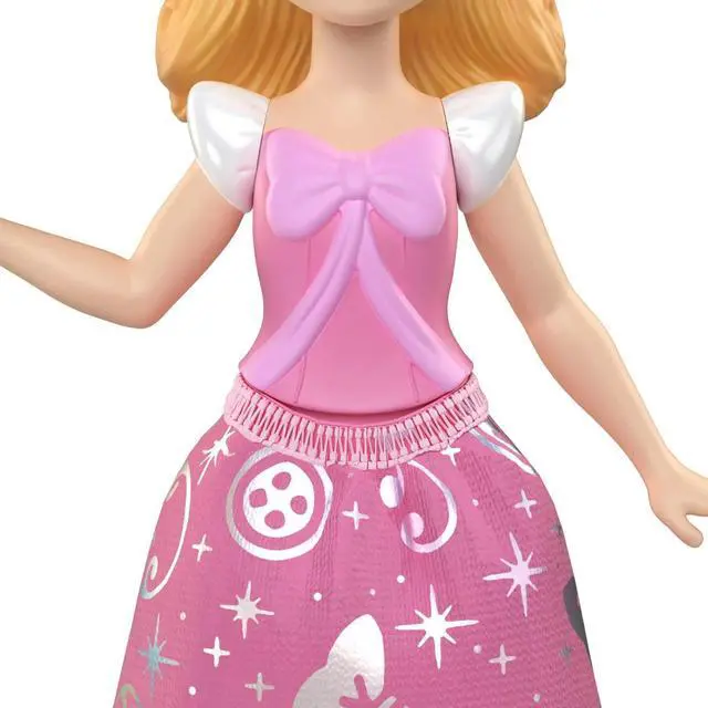 Alt view image 3 of 5 - Disney Princess Cinderella Posable Small Doll in Shiny Outfit