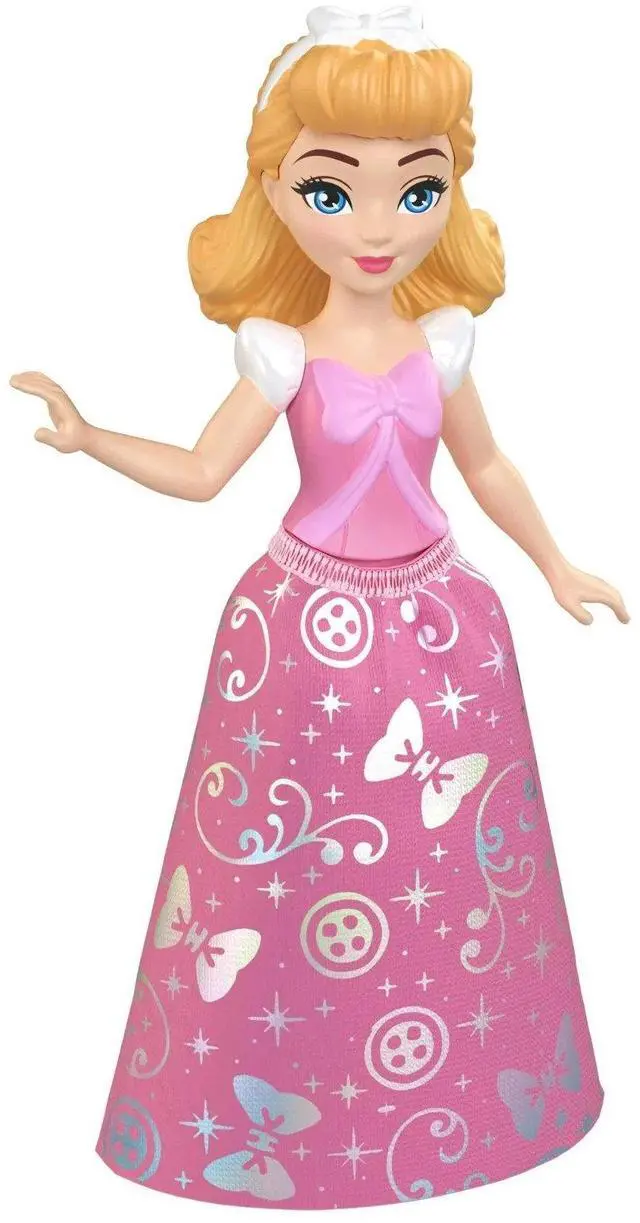 Alt view image 4 of 5 - Disney Princess Cinderella Posable Small Doll in Shiny Outfit