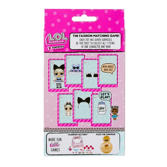 Alt view image 4 of 4 - LOL Surprise: 7 Surprises Card Game With A Collectible Charm