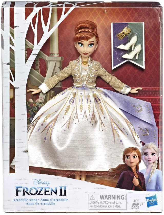 Alt view image 2 of 4 - Disney Frozen Arendelle Anna Fashion Doll with Glittery White Travel Dress Inspired by Frozen 2 - Toy for Kids Ages 3 & Up