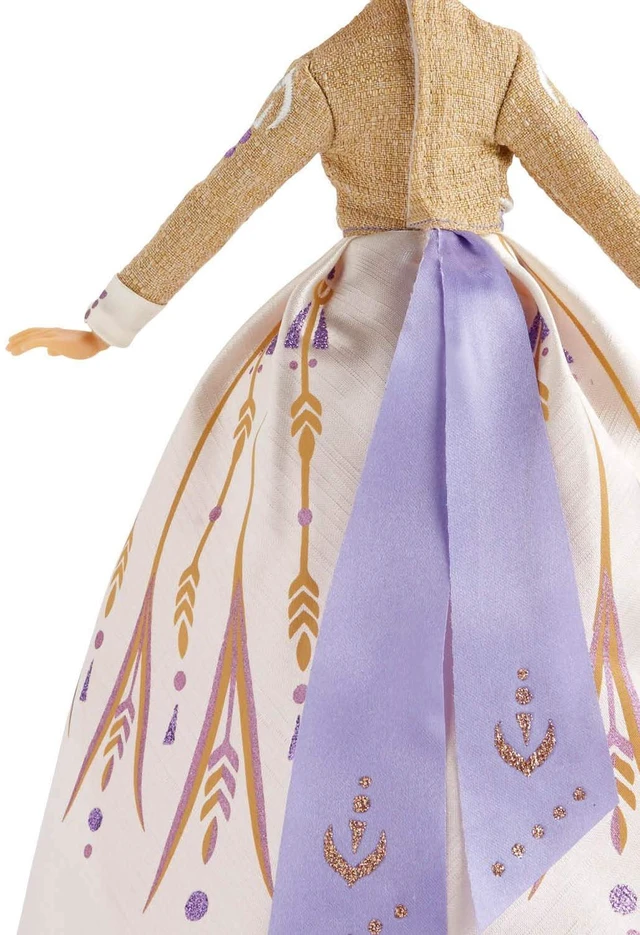 Alt view image 4 of 4 - Disney Frozen Arendelle Anna Fashion Doll with Glittery White Travel Dress Inspired by Frozen 2 - Toy for Kids Ages 3 & Up