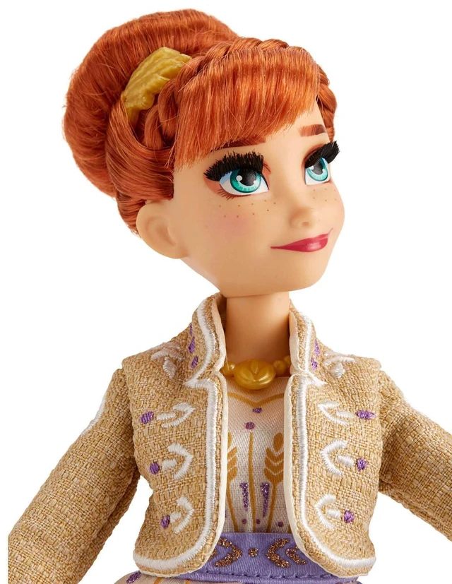 Alt view image 3 of 4 - Disney Frozen Arendelle Anna Fashion Doll with Glittery White Travel Dress Inspired by Frozen 2 - Toy for Kids Ages 3 & Up