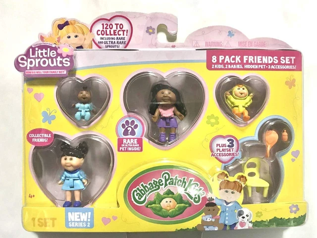Main image of Cabbage Patch Kids Little Sprouts 8PK Friends Set Assortment Collectible Figure