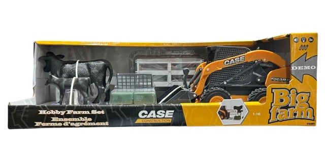 Alt view image 2 of 3 - ertl case 1:16 scale big farm hobby set with cattle