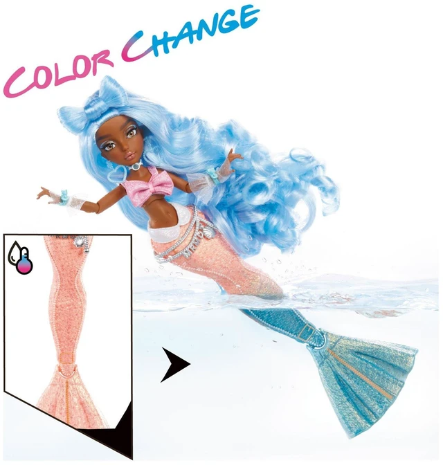 Alt view image 2 of 5 - Mermaze Mermaid Color Change Shellnell Mermaid Fashion Doll with Accessories