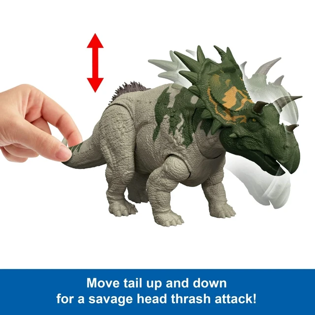 Alt view image 2 of 5 - Jurassic World Rebirth Wild Roar Spiclypeus Dinosaur Toy