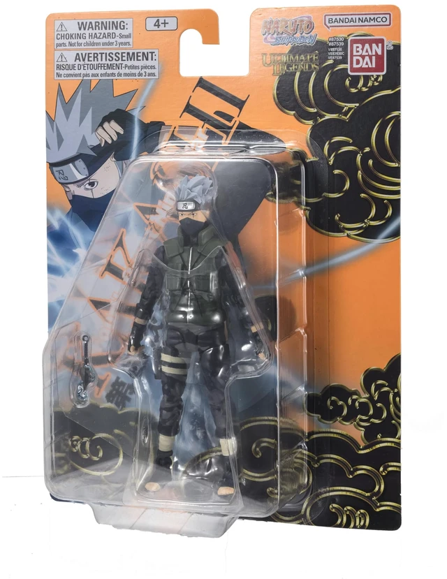 Alt view image 7 of 7 - Ultimate Legends - Naruto 5" Kakashi Hatake (Fourth Great Ninja War) Action Figure