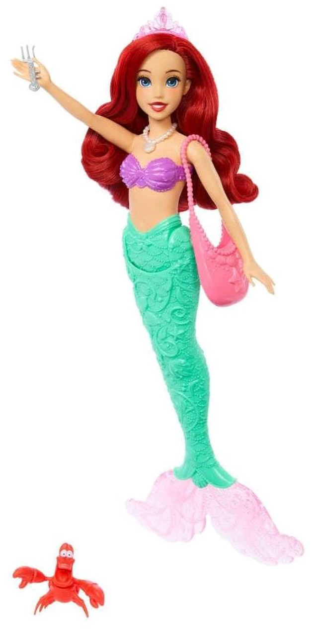 Alt view image 4 of 5 - Disney Princesa Ariel Doll with Accessories and Pets 3+