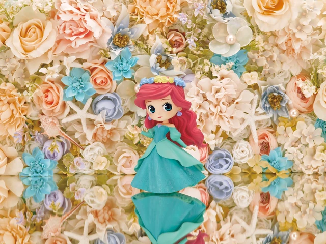 Alt view image 6 of 6 - Banpresto - Disney Characters - Flower Style - Ariel (ver. B), Bandai Spirits Q Posket Figure