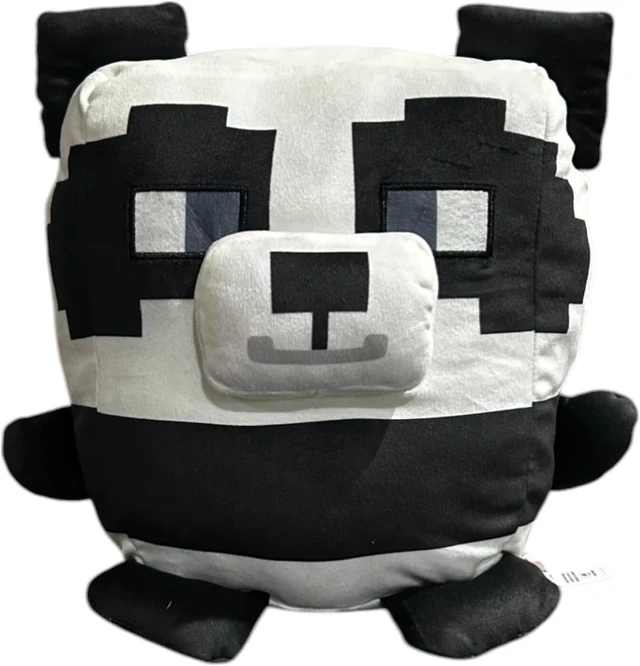 Main image of Minecraft Panda Design, Cuutopia,Plush Toy, Black and White, 10 inches