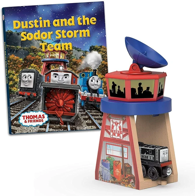 Main image of Thomas and Friends Wooden Railway - Dustin and The Storm Team Set