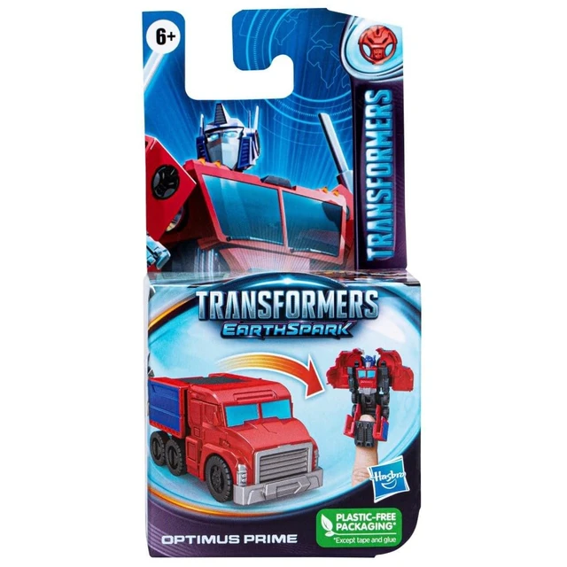 Alt view image 4 of 7 - Transformers EarthSpark Tacticon Optimus Prime Figure 6 cm Robot Toy for Kids Age 6+