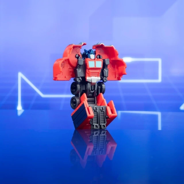 Alt view image 7 of 7 - Transformers EarthSpark Tacticon Optimus Prime Figure 6 cm Robot Toy for Kids Age 6+