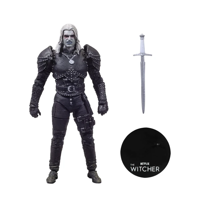 Alt view image 7 of 7 - McFarlane Toys Netflix The Witcher Geralt of Rivia Witcher Mode (Season 2) 7" Action Figure with Accessories