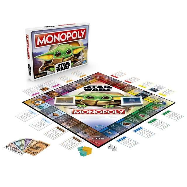 Alt view image 5 of 5 - Monopoly: Star Wars The Mandalorian Edition Board Game by Hasbro Bilingual (English/French)