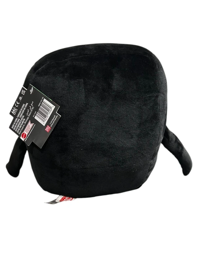 Alt view image 2 of 3 - Minecraft Enderman Cuutopia Plush Toy, Black with Purple Accents, 11 in