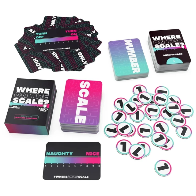 Alt view image 7 of 7 - Where on The Scale, a Party Game of Extremes
