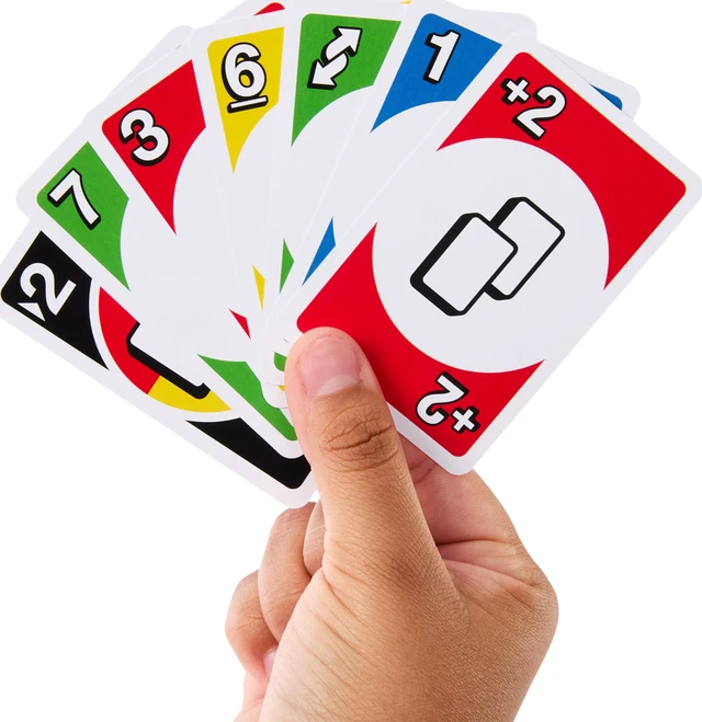 Alt view image 6 of 6 - Mattel Games DOS Second Edition Card Game for Kids & Families, Color Blind Accessible Deck for Groups & Parties