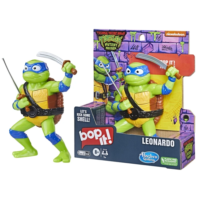 Alt view image 7 of 7 - Bop It! Teenage Mutant Ninja Turtles Leonardo Edition Game for Kids Ages 8 and Up, Teenage Mutant Ninja Turtles Toys, for 1 or More Players