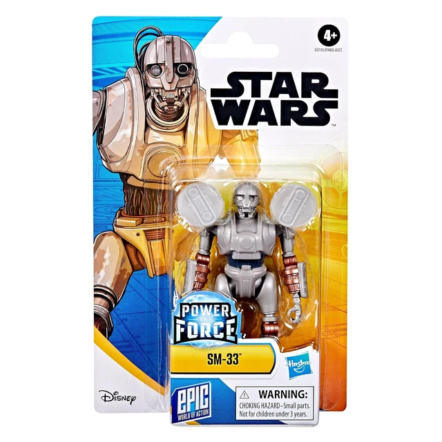 Alt view image 2 of 7 - STAR WARS Epic World of Action SM-33, 4-Inch Action Figure & 2 Accessories, Skeleton Crew Toys for Boys & Girls Ages 4+