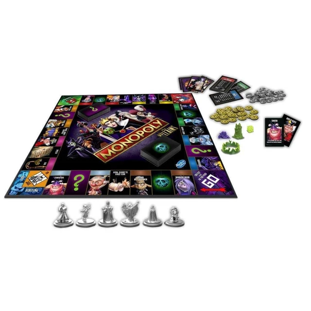 Alt view image 2 of 2 - Monopoly: Disney Villains Edition Board Game for Kids Ages 8 and Up, Play as a Classic Disney Villain