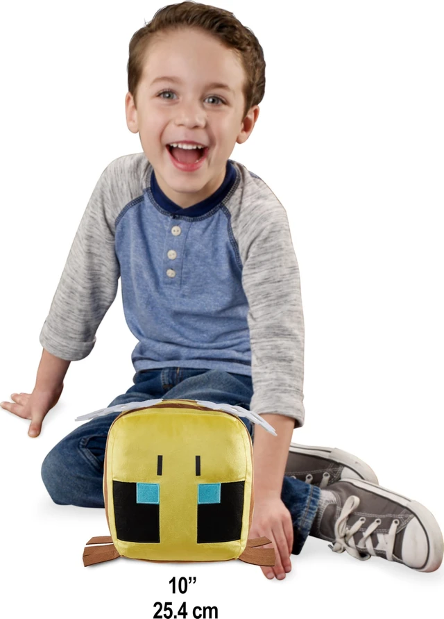 Alt view image 2 of 6 - Mattel Minecraft Cuutopia Bee Plush, 10-inch Soft Rounded Pillow Doll, Video Game-Inspired Collectible Toy