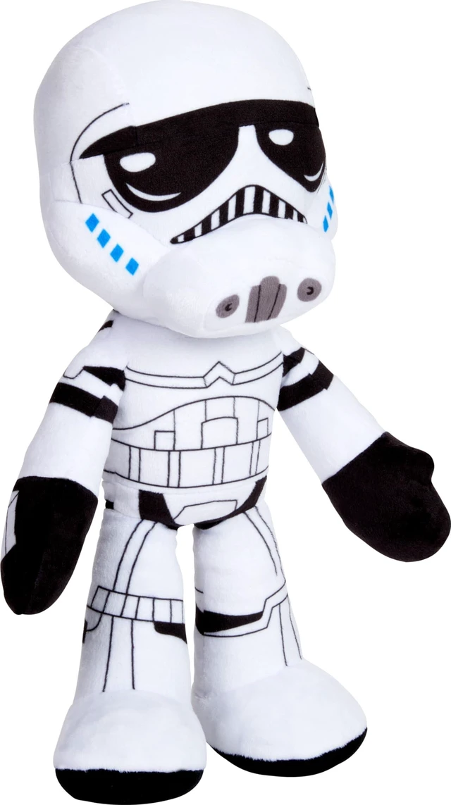 Main image of Mattel Star Wars Plush Talkers Soft Toys, 11 to 12-Inch Stormtrooper Plush with 10 Sounds & Phrases, Collectible Soft Dolls