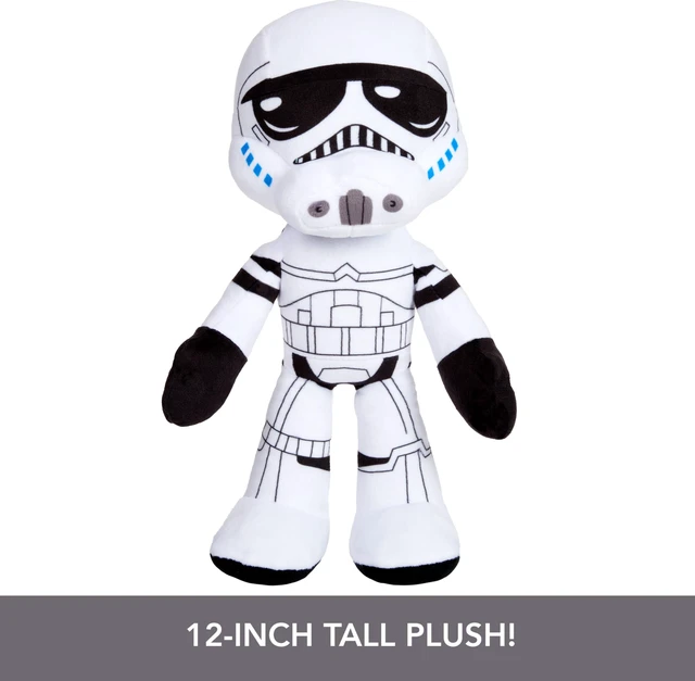 Alt view image 5 of 6 - Mattel Star Wars Plush Talkers Soft Toys, 11 to 12-Inch Stormtrooper Plush with 10 Sounds & Phrases, Collectible Soft Dolls