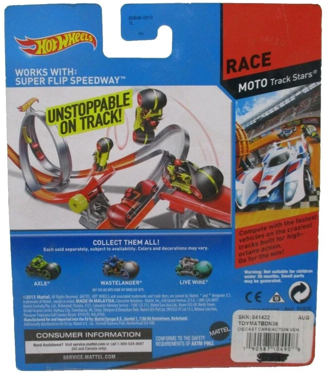 Alt view image 2 of 2 - Hot Wheels Moto Track Stars - Axle