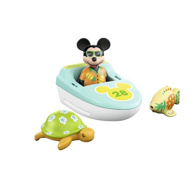 Alt view image 3 of 4 - PLAYMOBIL 1.2.3 & Disney 71417 Mickey Boat Tour from 12 Months